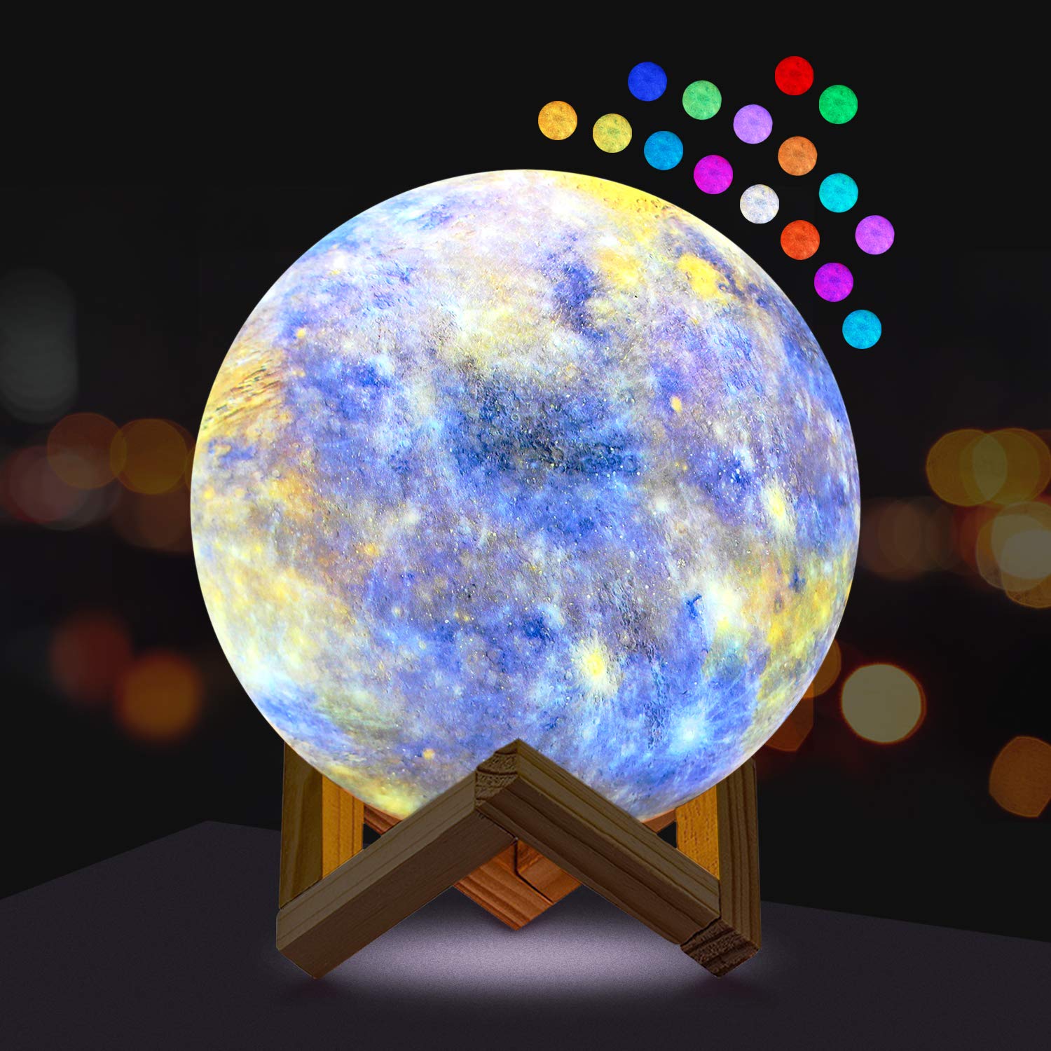 Lampada Pianeta a cromoterapia